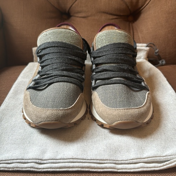 New Brunello Cucinelli Monili Sneakers size 38 - Picture 2 of 10